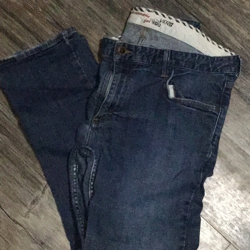 Vans Blue Relaxed Jeans with Classic Indigo Wash